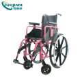 Acier en aluminium de fauteuil roulant manuel pliable avec la couleur multi